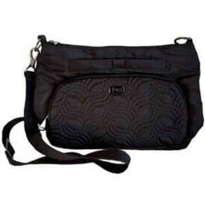 Lug Black Samba Quilted Crossbody Bag